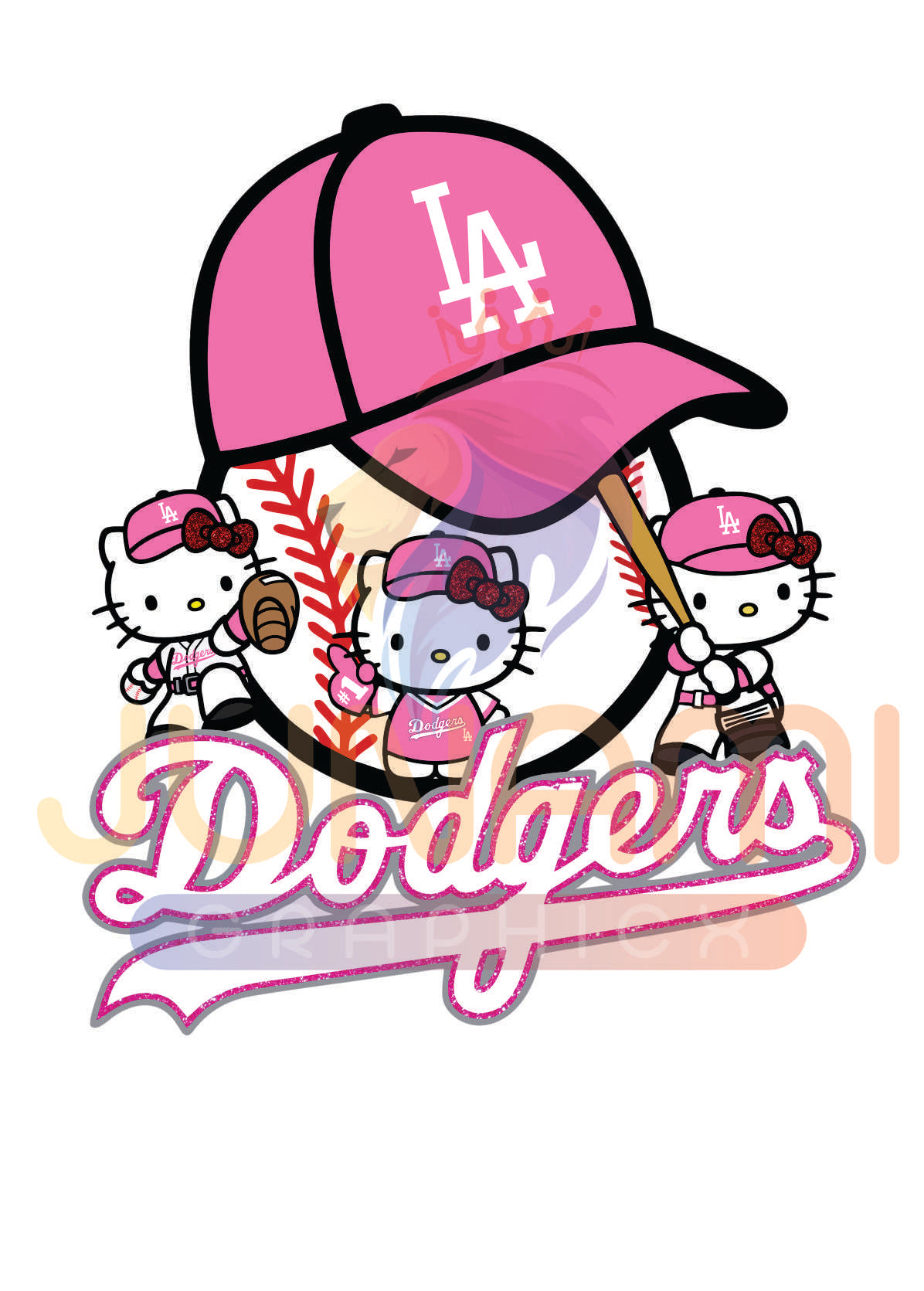 LA Kitty / Png File (Digital Download)